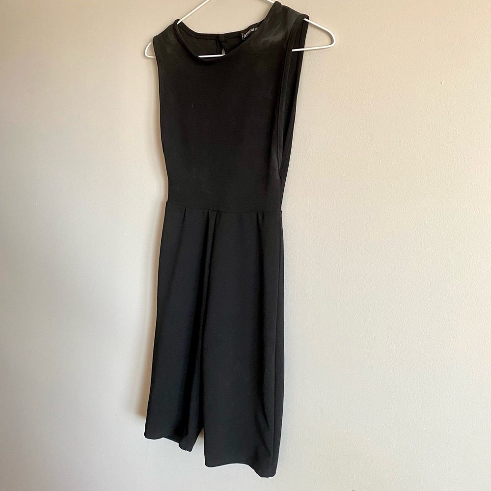 Black Crew Neck Unitard - Picture 9 of 15